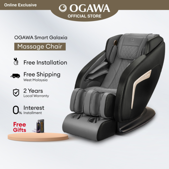 [Trade-In] OGAWA Smart Galaxia Massage Chair Free 3in1 Leather Kit [Deposit RM200 Only] [Free Shipping WM]*